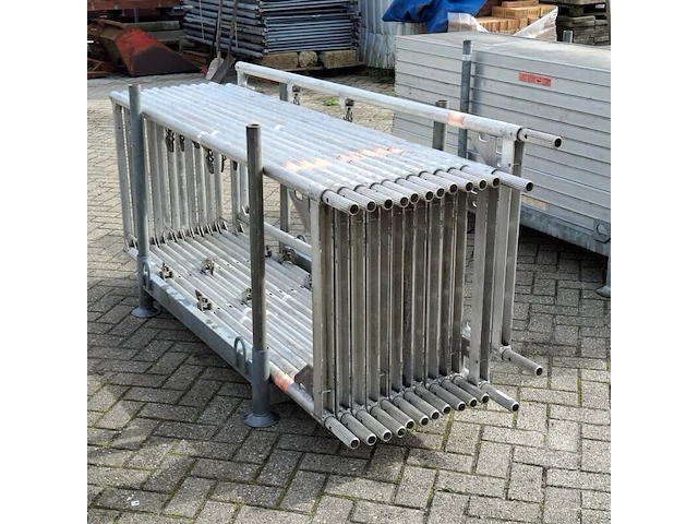 Ca. 100m2 renovatiesteiger, layher, blitz - afbeelding 5 van  54