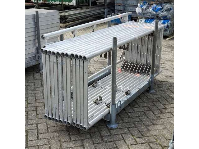 Ca. 100m2 renovatiesteiger, layher, blitz - afbeelding 6 van  54