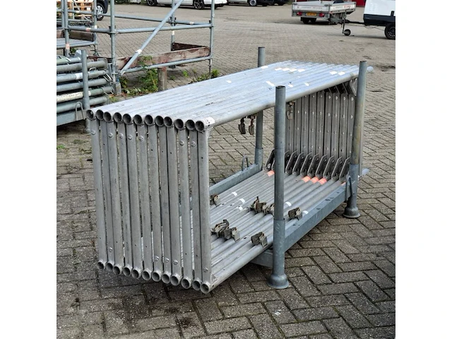 Ca. 100m2 renovatiesteiger, layher, blitz - afbeelding 12 van  54
