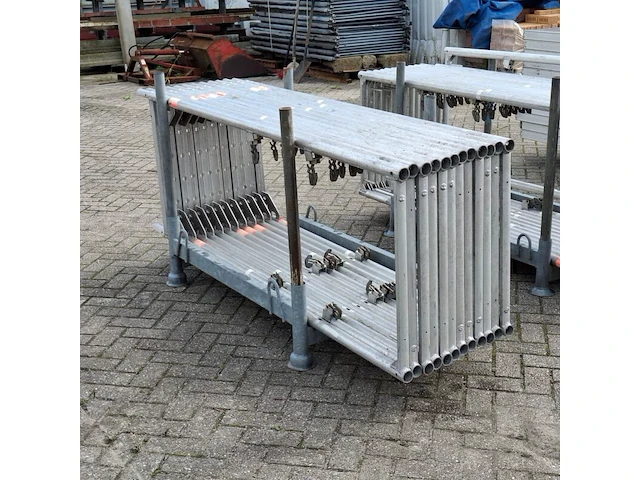 Ca. 100m2 renovatiesteiger, layher, blitz - afbeelding 34 van  54