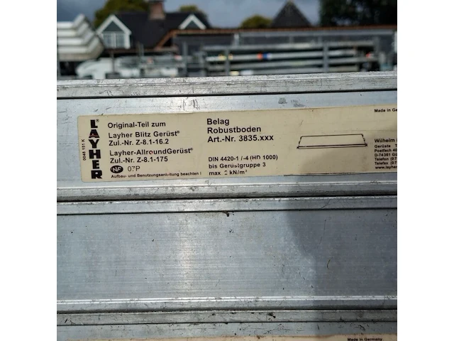 Ca. 100m2 renovatiesteiger, layher, blitz - afbeelding 50 van  54