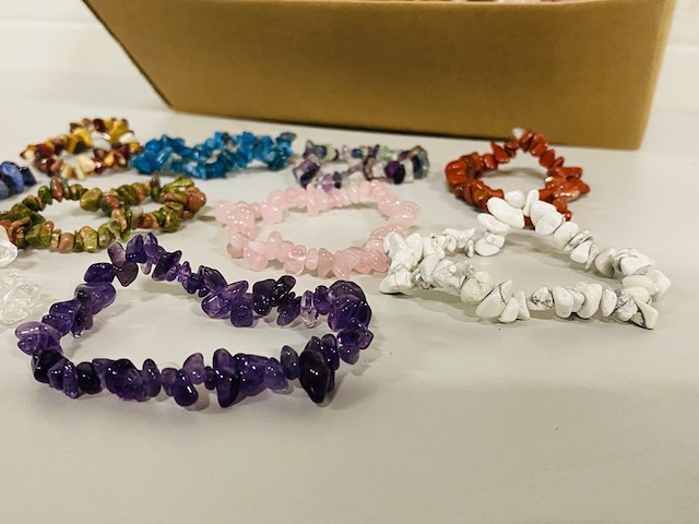 Ca. 100x armbanden split assorti, divers - afbeelding 4 van  4