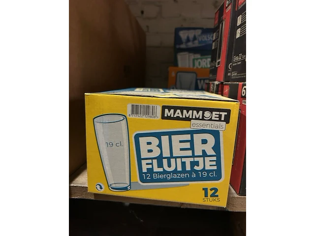 Ca. 100x bier / whisky glazen, w.o. mammoet - afbeelding 3 van  4