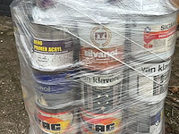 Ca. 100x diverse merken aflakken , sigma, wijzonol, trimetal, flexa, verschillende kleuren - afbeelding 2 van  2