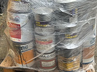 Ca. 100x diverse merken aflakken , sigma, wijzonol, trimetal, flexa, verschillende kleuren - afbeelding 3 van  4