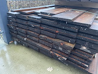 Ca. 100x douglas planken fijnbezaagd, 22x200mm, lengte 400cm - afbeelding 3 van  3