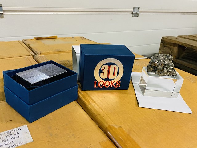 Ca. 100x glazen kubus in luxe verpakking - afbeelding 2 van  4