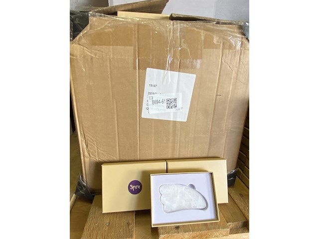 Ca. 100x guasha schraper witte jade wolk - afbeelding 1 van  3