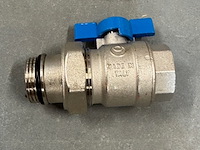 Ca. 100x kogelafsluiter, protherm, 1011.19800.100, 2-delig met staartstuk - afbeelding 3 van  6