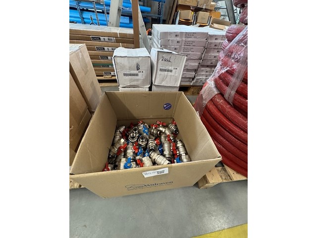 Ca. 100x kogelafsluiter, protherm, 1011.19800.100, 2-delig met staartstuk - afbeelding 4 van  6