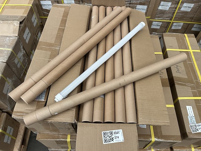 Ca. 100x led tube 9w 4000k 587 mm, qbright, qb-lt-9w-4k-120-587 - afbeelding 3 van  4