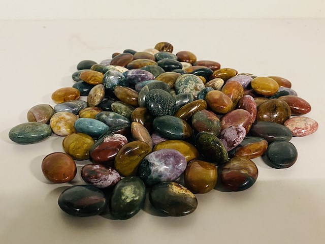 Ca. 100x oceaanjaspis handsteen s - afbeelding 3 van  4