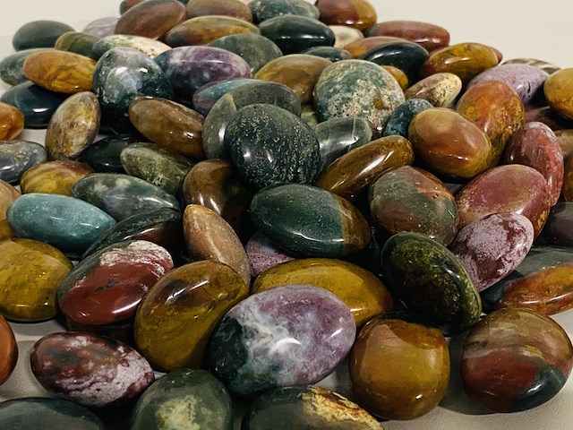 Ca. 100x oceaanjaspis handsteen s - afbeelding 4 van  4