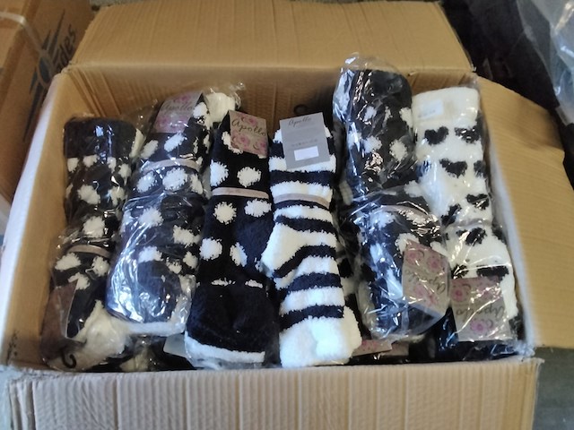 Ca. 100x paar damessokken, zwart/wit - afbeelding 1 van  3