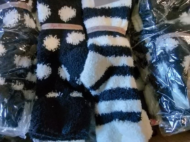 Ca. 100x paar damessokken, zwart/wit - afbeelding 2 van  3