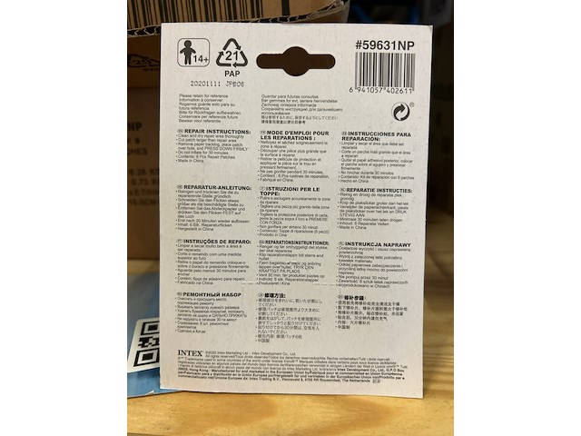 Ca. 100x reparatieset voor o.a. zwembad, luchtbed, intex - afbeelding 2 van  4