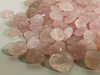Ca. 100x rozenkwarts hartjes - afbeelding 3 van  4