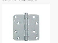 Ca. 100x scharnieren ongelagerd, axa home, 1105-25-23/7l, zilver - afbeelding 1 van  3