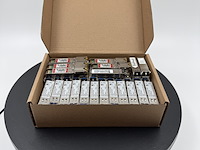 Ca. 100x sfp-modules 1g (optisch + koper), extreme networks/hp, 1000base-lx/sx/t + 10gbase-t, zilver, 2010-2016 - afbeelding 1 van  4