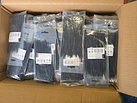 Ca. 100x tie wraps q-link, 00,426,30, zwart - afbeelding 1 van  2
