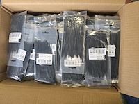 Ca. 100x tie wraps, q-link, 00,426,30, zwart - afbeelding 1 van  2