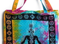 Ca. 100x tote tas katoen – 7 chakra meditatie - afbeelding 2 van  5