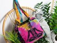 Ca. 100x tote tas katoen – 7 chakra meditatie - afbeelding 3 van  5