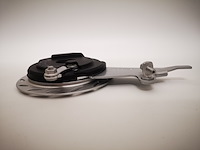 Ca. 100x trommelrem (voorwiel), chroom + zwart - afbeelding 3 van  3