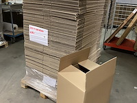 Ca. 100x verzenddozen 34x44x61cm dubbelgolf, bruin - afbeelding 1 van  3