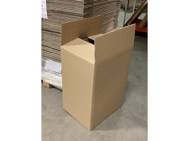 Ca. 100x verzenddozen 34x44x61cm dubbelgolf, bruin - afbeelding 2 van  3