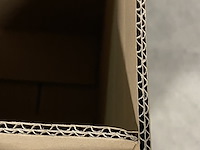 Ca. 100x verzenddozen 34x44x61cm dubbelgolf, bruin - afbeelding 3 van  3