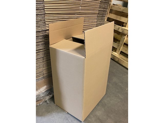 Ca. 100x verzenddozen 34x44x61cm dubbelgolf, bruin - afbeelding 3 van  4