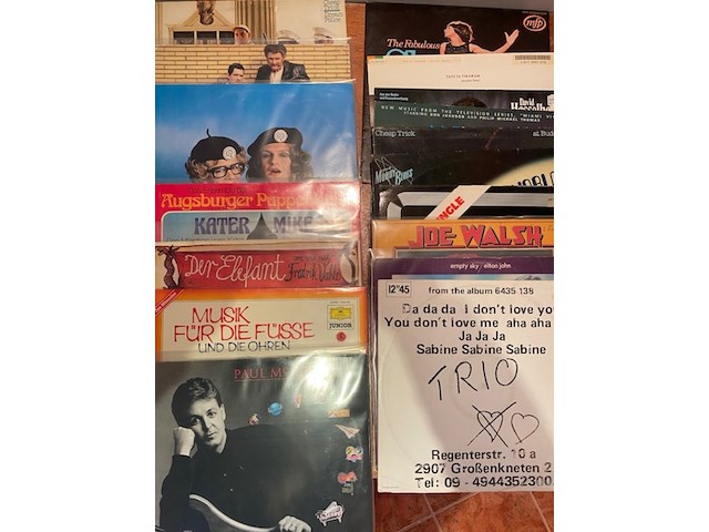 Ca. 100x vinyl langspeelplaten, o.a. america en johnny cash - afbeelding 3 van  7