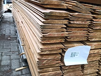 Ca. 100x vuren geïmpregneerde rabatdelen lengte 450 cm, scandinavisch vuren - afbeelding 1 van  3