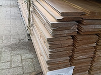 Ca. 100x vuren geïmpregneerde rabatdelen lengte 540 cm, scandinavisch vuren - afbeelding 1 van  3