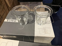 Ca. 102x theelichthouders, yong, clear - afbeelding 1 van  3