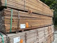 Ca. 103x guyana teak beschoeiingsplanken, 20x100mm, lengte 400cm - afbeelding 4 van  4