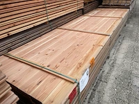 Ca. 104x douglas planken geschaafd, 24x138mm, lengte 400cm