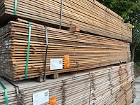 Ca. 104x guyana teak beschoeiingsplanken, 20x100mm, lengte 400cm - afbeelding 4 van  4