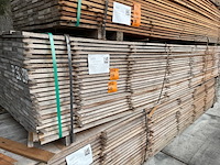 Ca. 104x guyana teak beschoeiingsplanken, 20x100mm, lengte 450cm - afbeelding 4 van  4