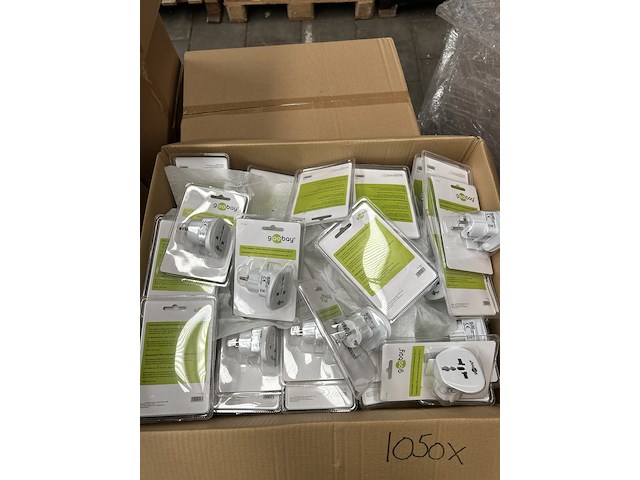 Ca. 1050x wereldstekker, reisadapter world-universal to cee 7/7, goobay - afbeelding 6 van  6