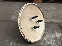 Ca. 1050x woonaccessoires, ijzeren kaars prikker - afbeelding 3 van  3