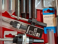 Ca. 105x diverse boren met ca. 15x adapter o.a. bahco, bosch - afbeelding 2 van  12