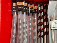 Ca. 105x diverse boren met ca. 15x adapter o.a. bahco, bosch - afbeelding 5 van  12