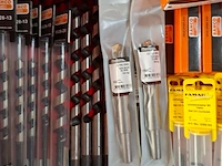 Ca. 105x diverse boren met ca. 15x adapter o.a. bahco, bosch - afbeelding 6 van  12