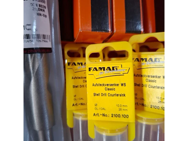 Ca. 105x diverse boren met ca. 15x adapter o.a. bahco, bosch - afbeelding 10 van  12