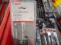 Ca. 105x diverse boren met ca. 15x adapter o.a. bahco, bosch - afbeelding 11 van  12