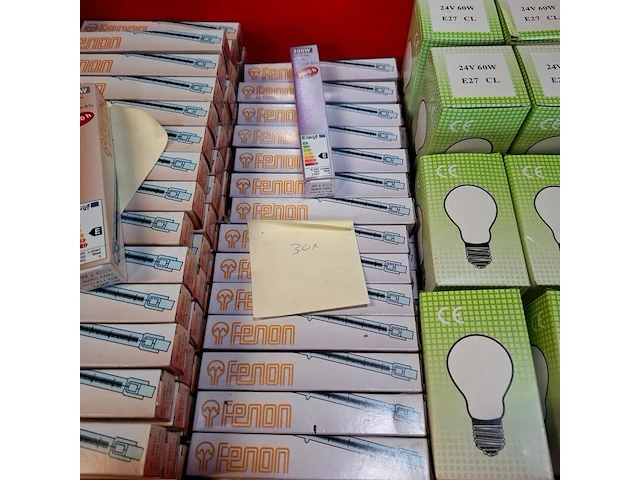 Ca. 105x diverse halogeen lampen o.a. fenon - afbeelding 4 van  7