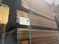 Ca. 105x guyana teak planken geschaafd, 25x90mm, lengte 155cm - afbeelding 4 van  4