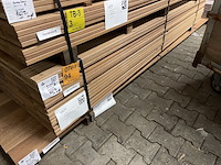 Ca. 105x guyana teak vlonderplanken, 21x145mm, lengte 270cm - afbeelding 4 van  4